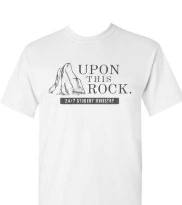 Upon This Rock Youth Group design idea